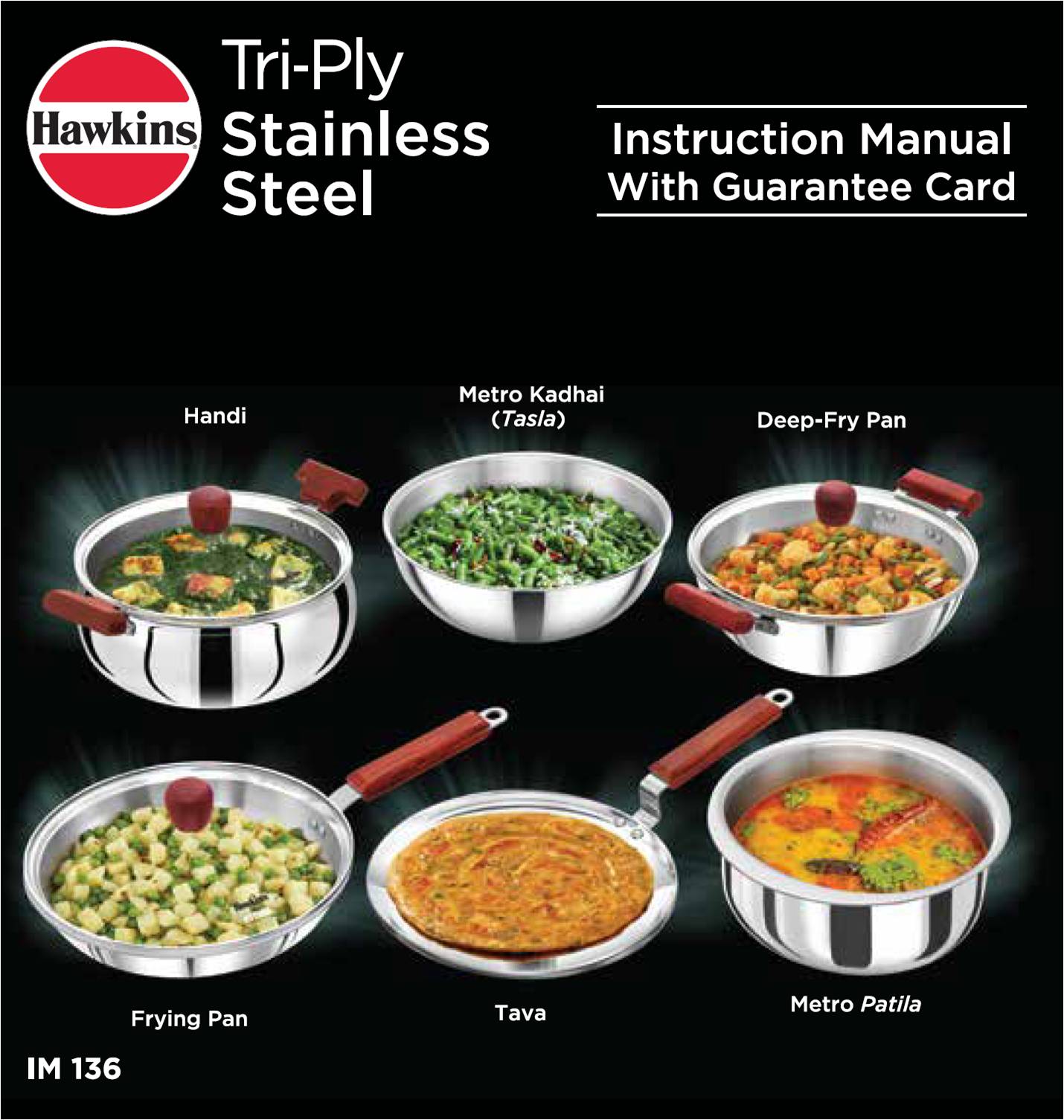 Stainless Steel Tri-Ply Cookware
